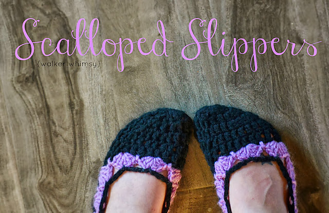 Scalloped Slippers