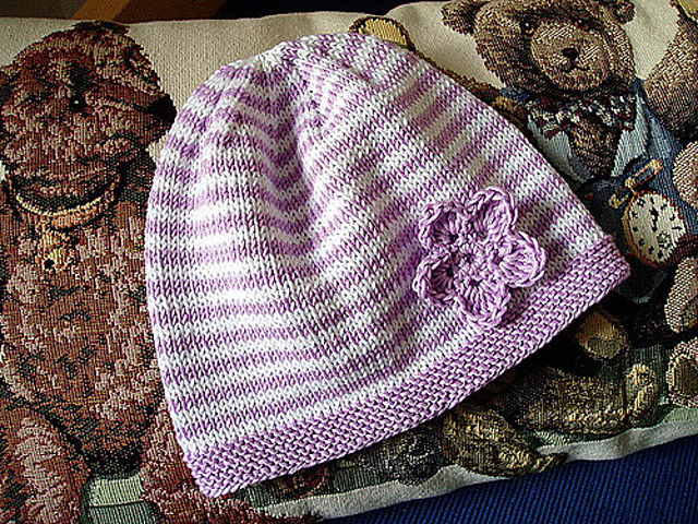 Striped Beanie