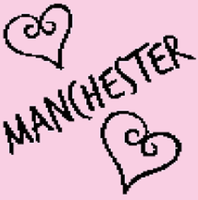 Manchester Hearts Throw