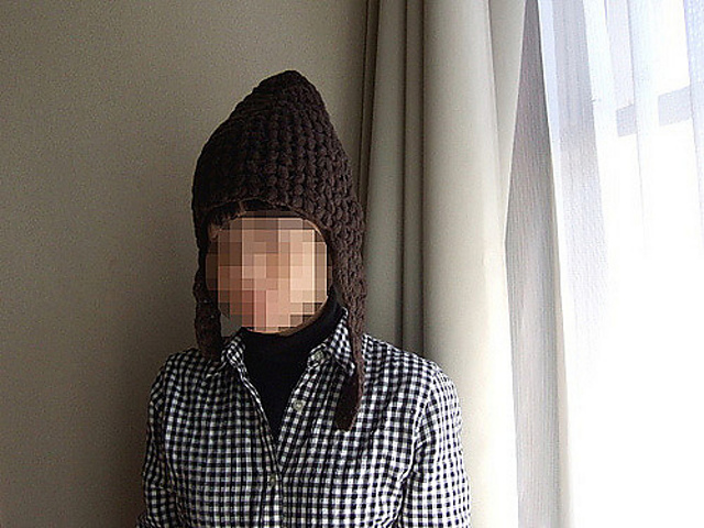 p.16 earflap cap (耳あてつきキャップ)