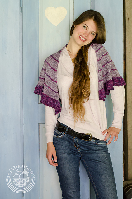 Purple Rain Shawl