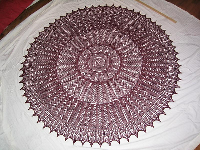 EZ 100th Anniversary PI Shawl: Gull Wings