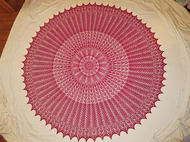 EZ 100th Anniversary PI Shawl: Hearts