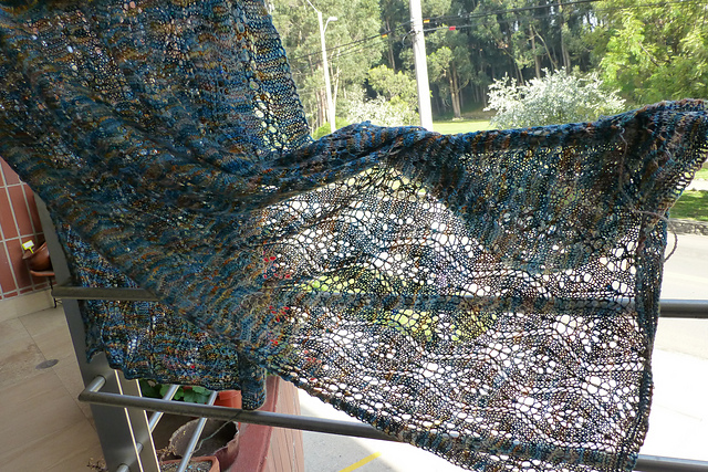 Midnight Lace Stole