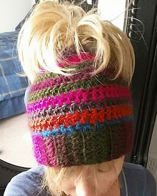 Messy Bun Hat