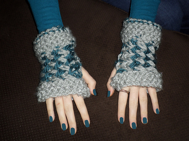 Plaited Basketweave Gloves