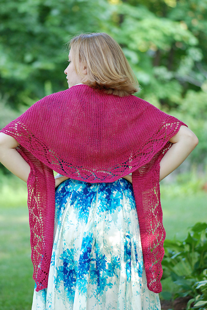 Firefly Dayflower Shawl