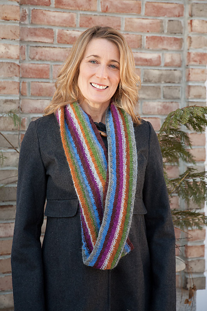 Fresco Striped Cowl