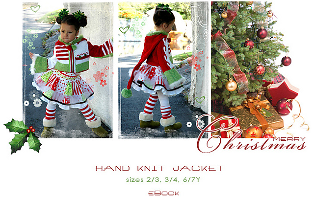 Christmas Hand Knitted Jacket