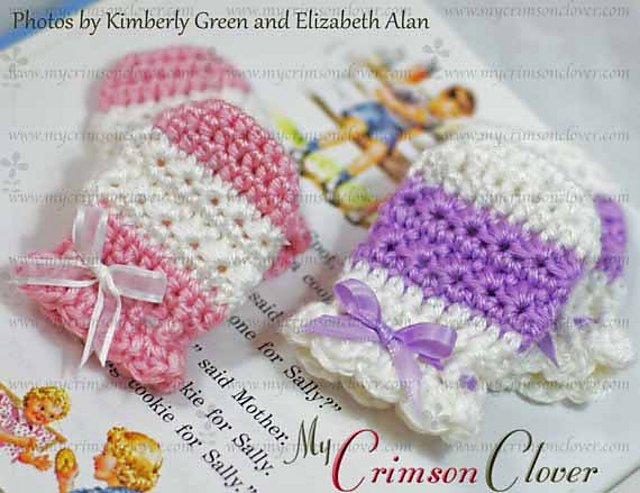 Baby Mittens - "Star Stitch Mitts"