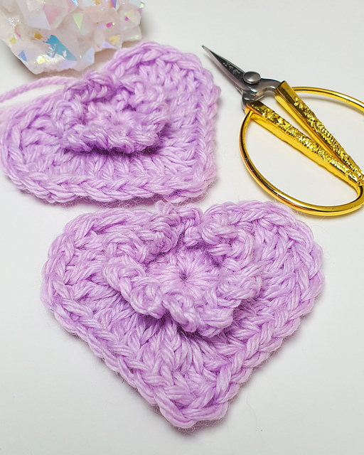 Boho Crochet Hearts