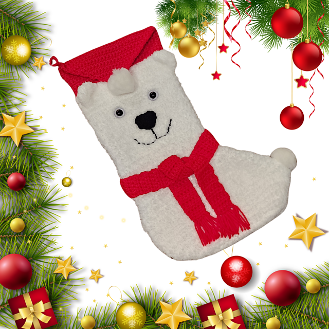 Snow Polar Bear Christmas Tree Pattern Print Women's Shorts
