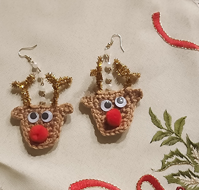 Reindeer Earrings