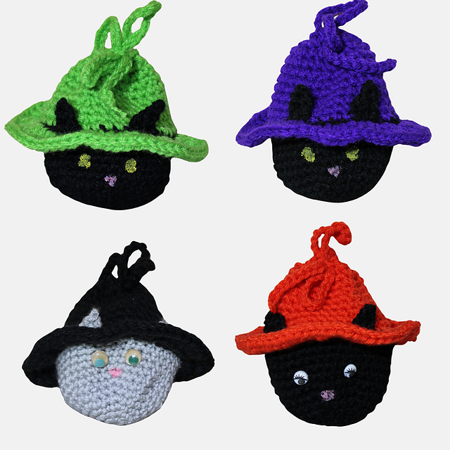 Cat Witch Treat Bag