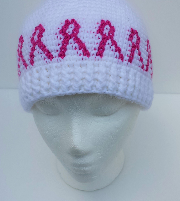 Pink Ribbon Chemo Hat