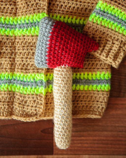 Fireman's Axe Baby Rattle