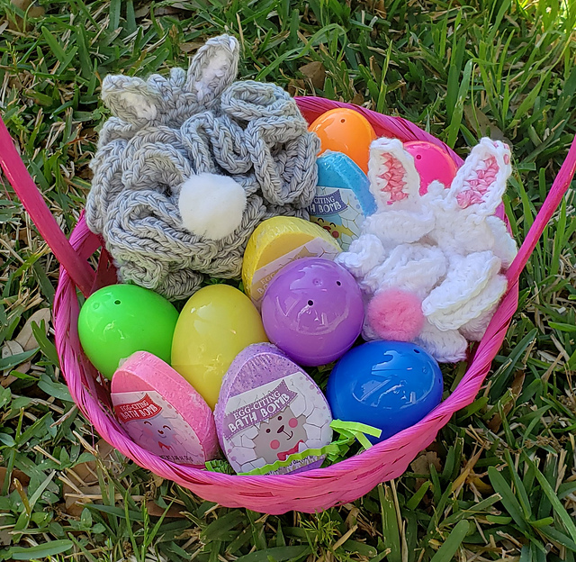Bunny Bath Pouf