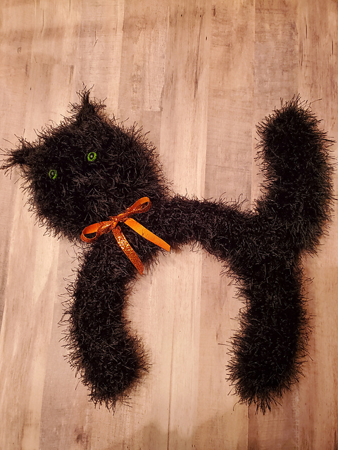 Black Cat Door Hanging