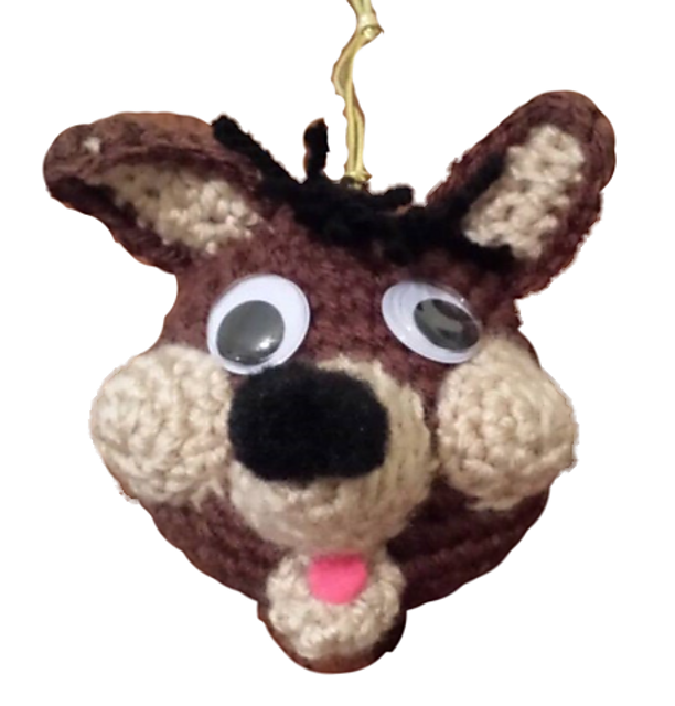 Coyote Christmas Ornament