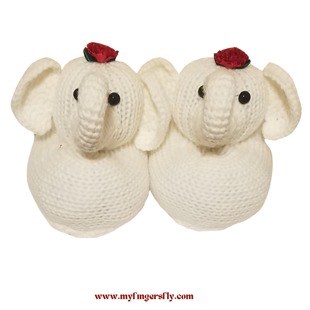 White Elephant Slippers