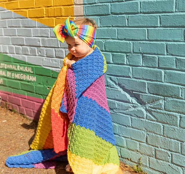 Rainbow C2C Blanket