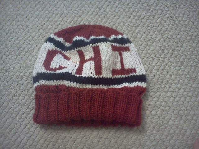 Hockey Fan Hat ~ Chicago