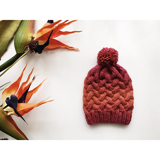 Ombre Cable Hat