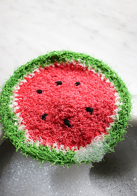Watermelon Dishcloth Scrubby
