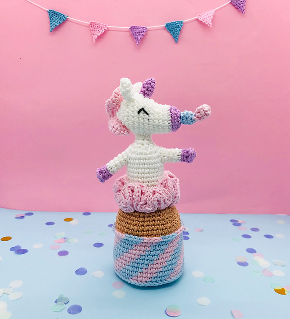 Unicorn Birthday Cupcake