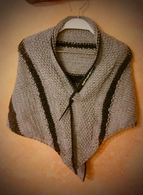 Grey Star Shawl