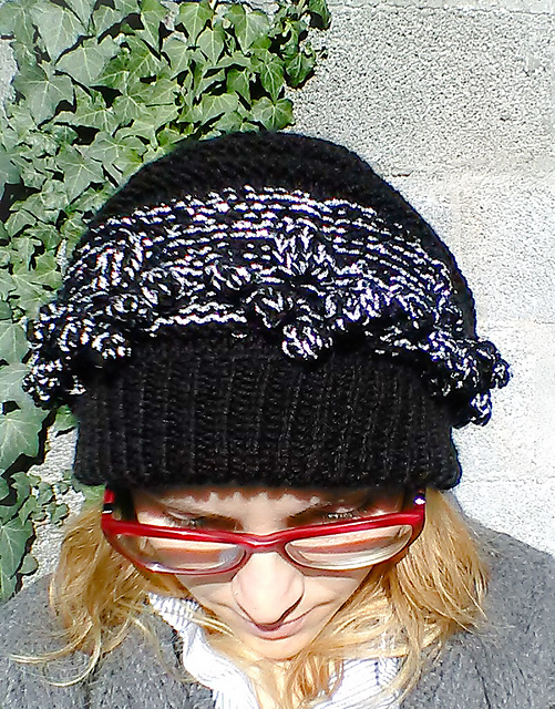Black&Silver Sparkle Hat