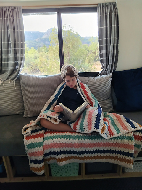 Candy Striped Throw