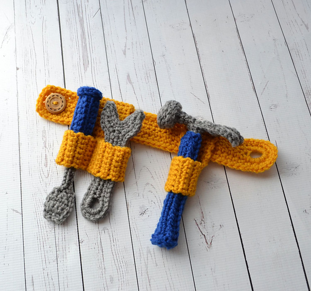 Tool Belt - Hammer, Wrench, Screwdriver