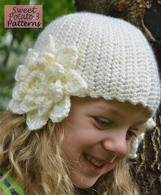 Flower Earflap Hat