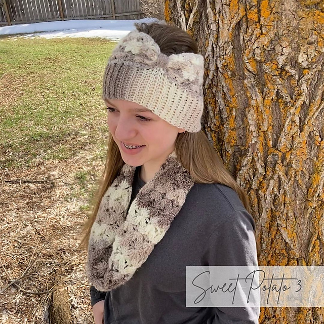 Blooming Blossoms Cowl & Ear Warmer Set