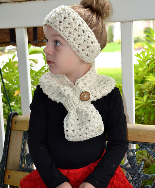 Cross My Heart Scarf & Headband