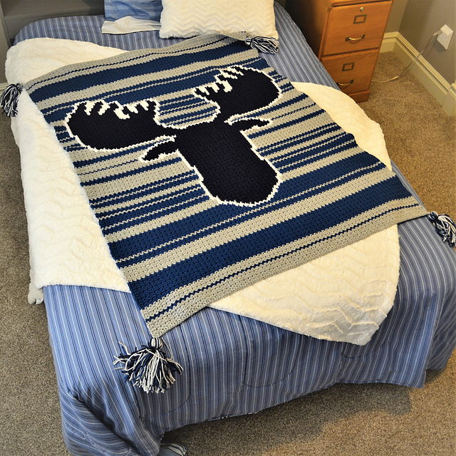 Don't Moose with Me Blanket