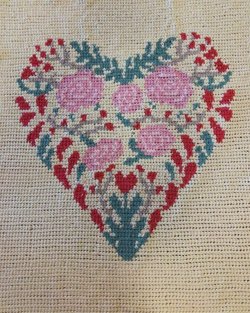 Hearts & Flowers Baby Blanket