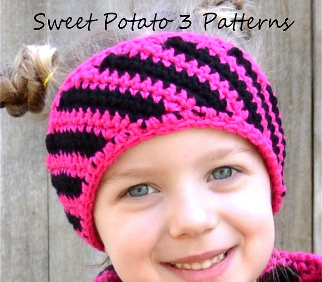 Diagonal Stripes Ear Warmer