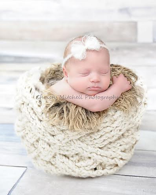 Cable Bucket Wrap - Photo Prop