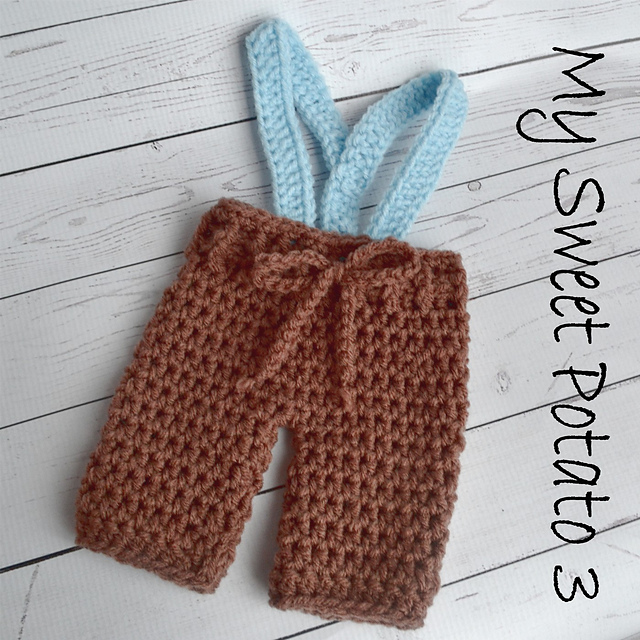 Pants Shorts Suspender Set