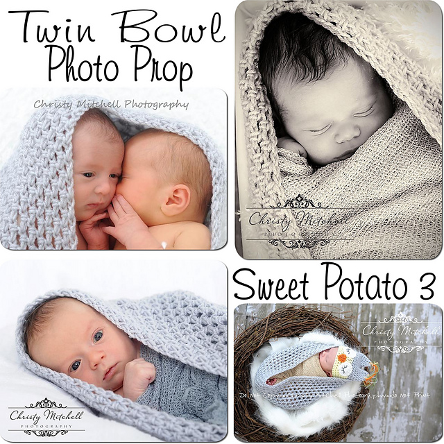 Twin Bowl Photo Prop / Cocoon