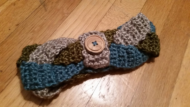 Easy Crochet Braided Headband
