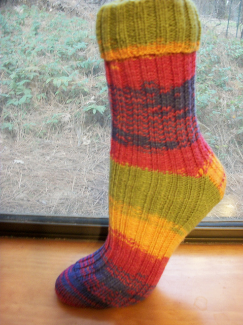 Eileen's Basic Toe Up Sock