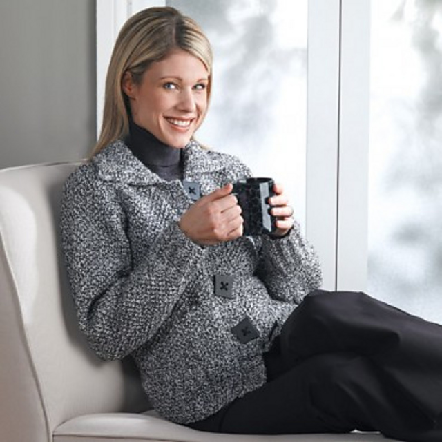 Twisted Moss Cardigan #4531