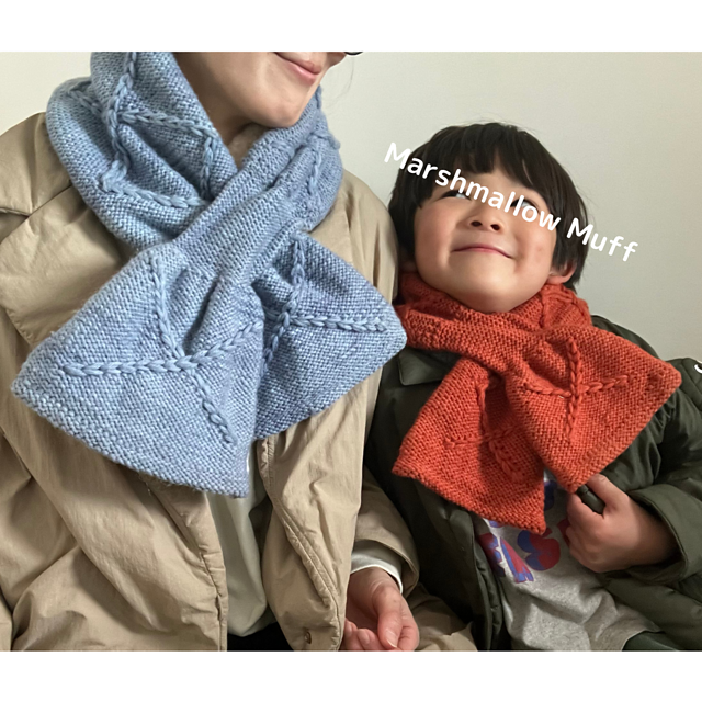 ୨*୧様 ルルムウ マフラー Ravelry: Marshmallow Muff pattern by Hiromi Otsuru
