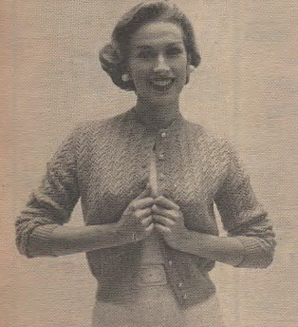 Cable Cardigan