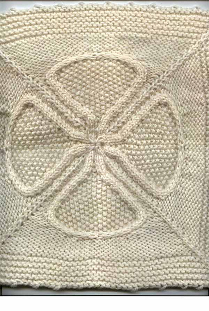 Patricia Kalthoff's block for the St. Patrick's Day Afghan