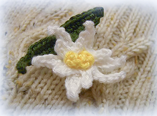 Edelweiss Edelweiß applique Applikation