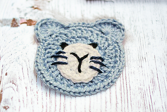 Applique cat Applikation Katze oder Kater